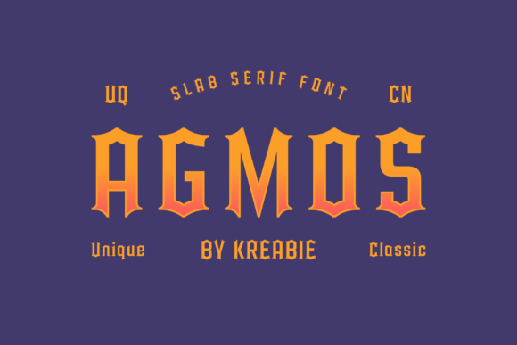 Agmos: A Bold Blackletter Font for Web Design