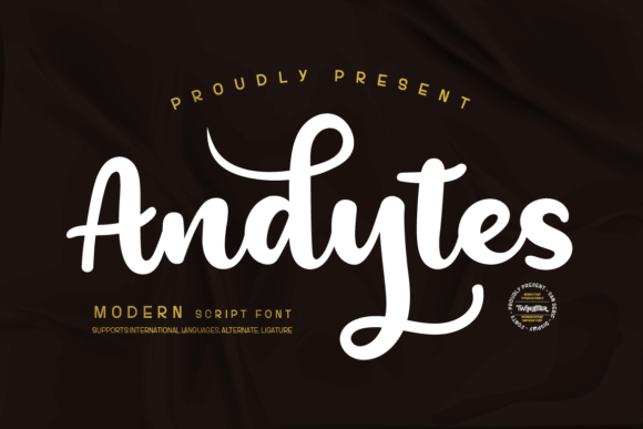 Andytes: A Bold Handwritten Font for Editorial Design