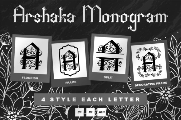 Arshaka Monogram Font Review for Web Design