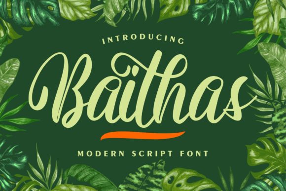 Baithas: The Handwritten Typeface That Stops the Scroll