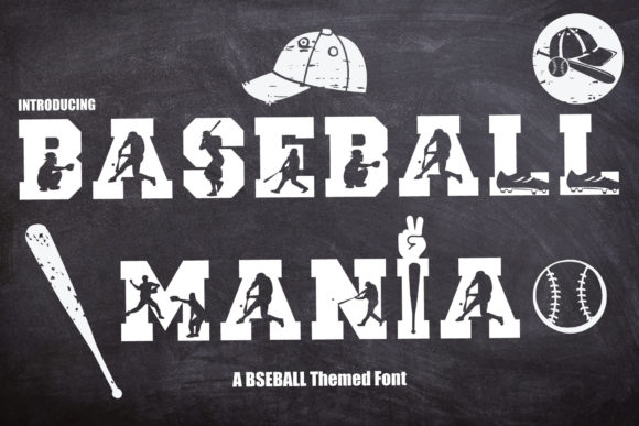 Baseball Mania: A Bold Display Font for Editorial Impact