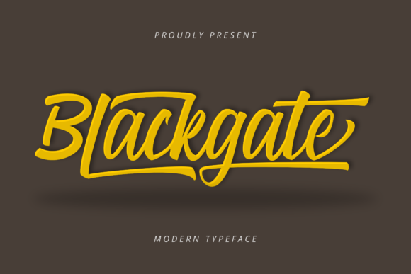 Blackgate Font Review: A Bold Handwritten Typeface for Brands