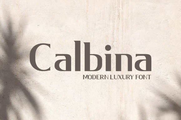 Calbina: A Bold Serif Font for Crafters