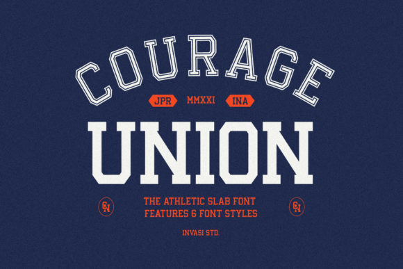 Courage Union: A Bold Slab Serif Font for Marketers