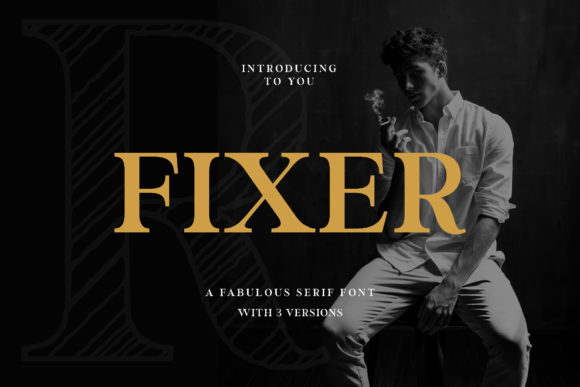 Fixer: A Bold Serif Font for Modern Editorial Design