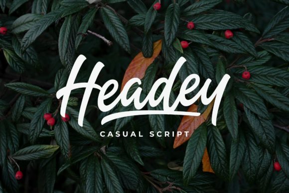 Headey: A Bold Handwritten Font for Editorial Impact