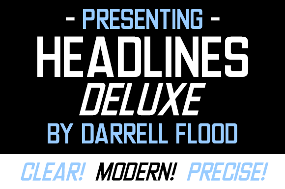Headlines Deluxe: A Bold Sans Serif Font for Brands