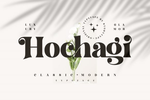 Hochagi Typeface: A Bold Serif for Modern Branding