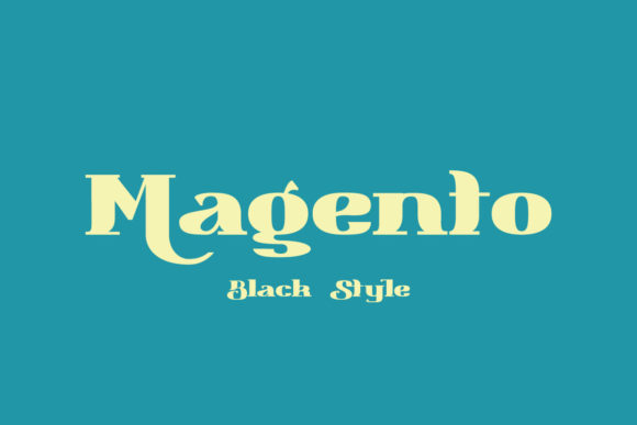 Magento Font: A Bold Slab Serif for Brand Identity