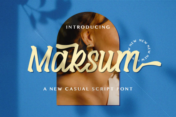 Maksum: A Bold Handwritten Font for Editorial Impact