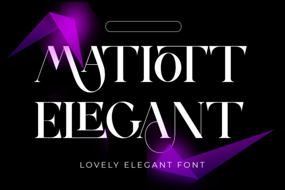 Matiott Elegant: A Bold Serif Font for Branding