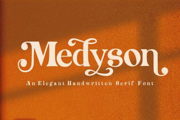 Medyson: A Bold Serif Font for Digital Design