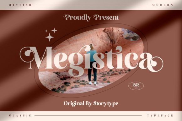 Megistica: A Bold Serif Font for Digital Design