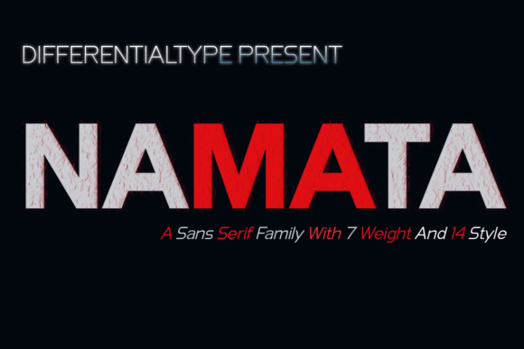 Namata: A Bold Sans Serif Font for Modern Branding