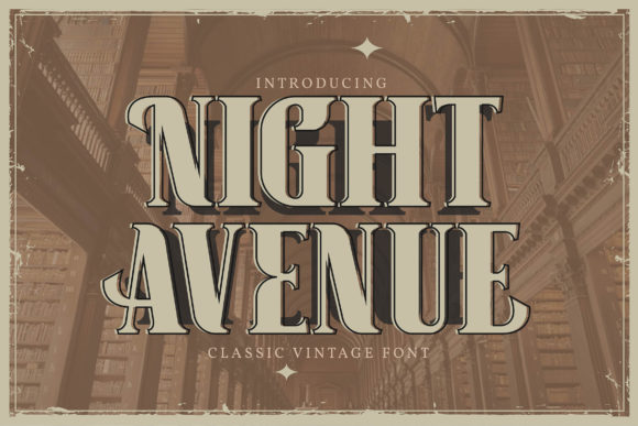 Night Avenue: A Bold Serif Font for Makers