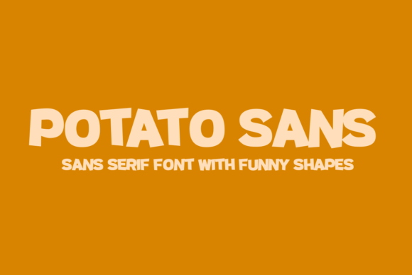 Potato Sans: A Bold Typeface for Crafters