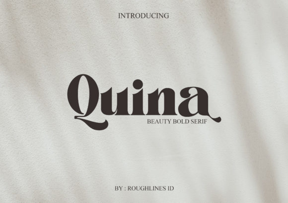 Quina: The Bold Serif Font for Authentic Branding