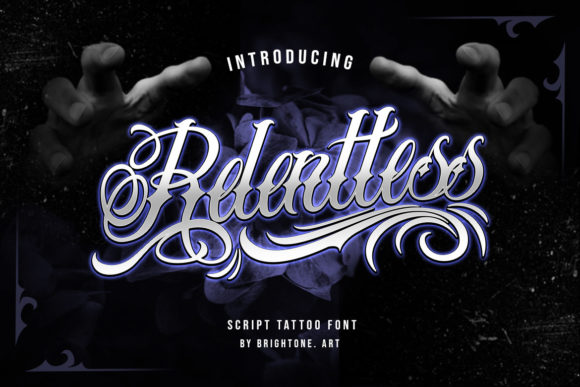 Relentless Typeface: Bold Blackletter for Branding
