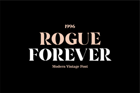 Rogue Forever Typeface for Bold Branding