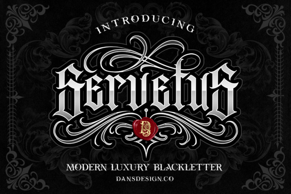 Servetus: A Bold Blackletter Font for Branding