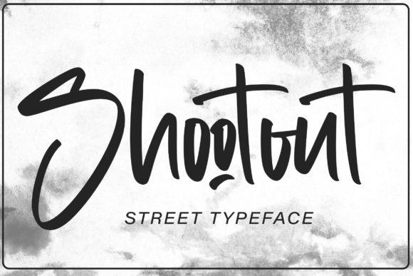 Shootout: A Bold Handwritten Font for Editorial Impact