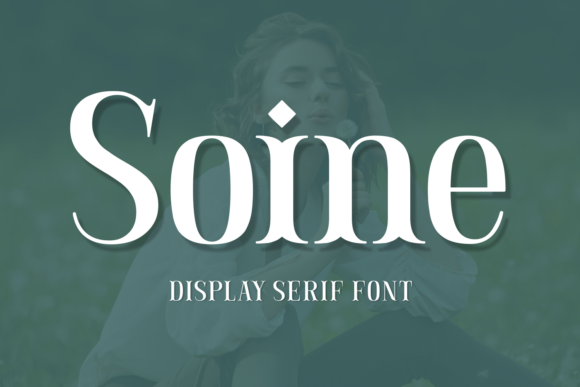 Soine: A Bold Serif Font for Editorial Design