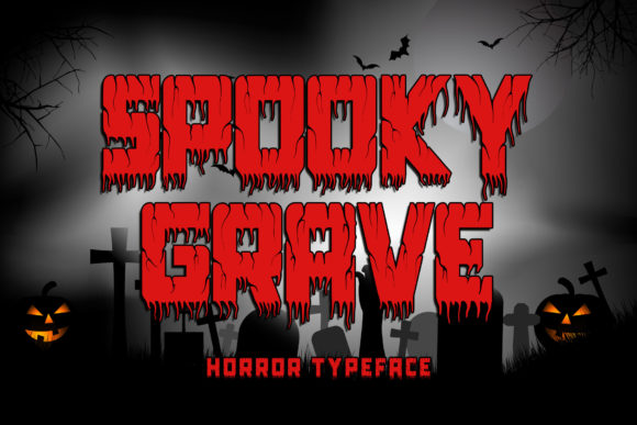 Spooky Grave Font: Bold Type for Scroll-Stopping Designs