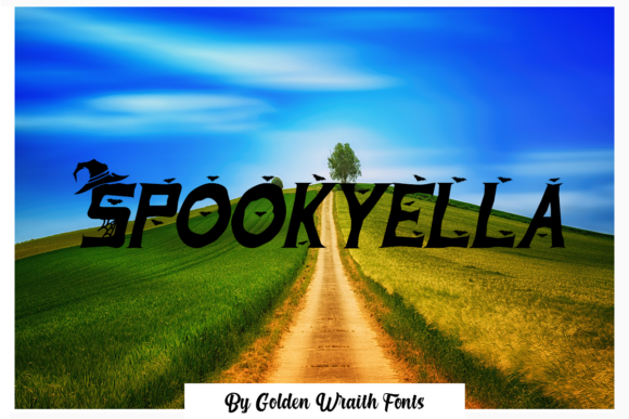 Spookyella Typeface for Bold Web Design