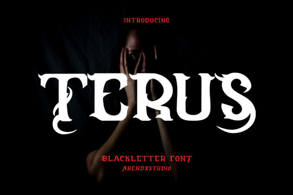 Terus Font: A Bold Blackletter Typeface for Modern Brands